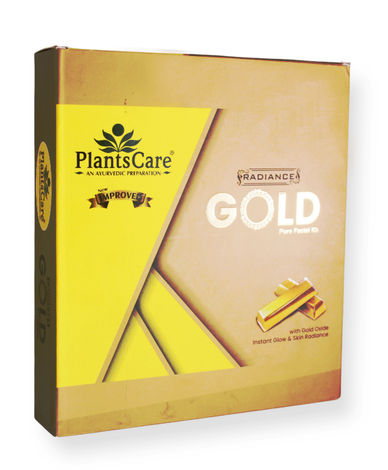 Buy Plants Care Radiance Gold Pure Facial kit Mini 100 gm-Purplle