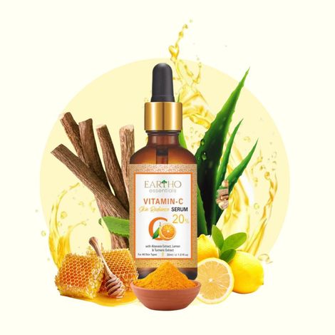Buy Eartho Essentials 20% Vitamin C Skin Radiance Serum 30 ml-Purplle
