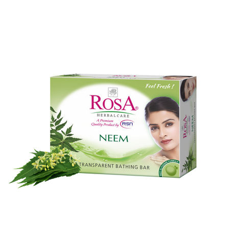 Buy ROSA Transparent Neem Bathing Bar 100 gm I Pack of 6, Unisex-Purplle