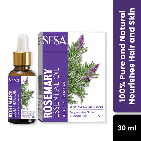 Buy Sesa Rosemary Essential Oil For Hair Growth Nourishes Skin Hair Fall Control Oil For Women and Men 100% Pure & Natural Rosemary Oil (30 ml)-Purplle