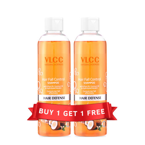Buy VLCC Hair Fall Control Shampoo (350 ml) (Buy 1 Get 1 Free)-Purplle