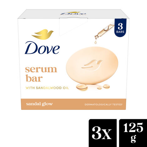 Buy Dove Sandalwood Beauty Bathing Bar 125 gm Bar (Pack of 3)-Purplle