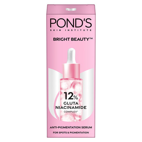 Buy Ponds Bright Beauty Gluta Niacinamide Complex Serum | Anti-Pigmentation Serum with 12% Gluta-Niacinamide Complex for Flawless Radiance| 14 ml-Purplle