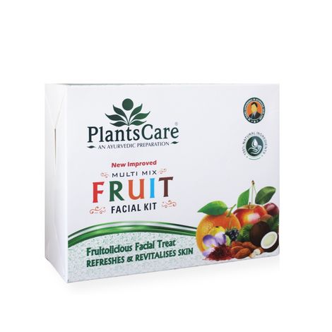 Buy Plants Care Radiance Multi fruit facial kit 200 gm + 100ml-Purplle
