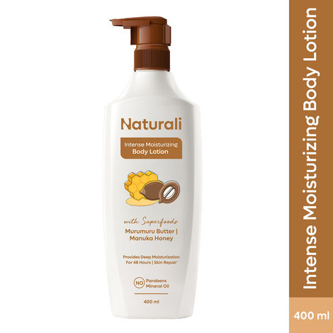 Buy Naturali Intense Moisturisation Body Lotion With Murumuru Butter & Manuka Honey 400 ml-Purplle