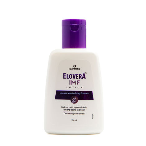 Buy Elovera Intense Moisturizing Lotion IMF 150 ml | Enriched with Hyaluronic Acid with Anti Ageing benefits, Reduces Fine Lines & Wrinkles | Nourish & Rejuvenate Skin | Dermatologically Tested | Paraben Free-Purplle