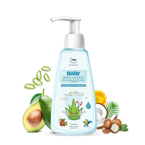 Buy TNW The Natural Wash Moisturizing Baby Body Lotion with Natural Ingredients | For Soft and Supple Skin | Suitable for 0-10 years - 150 ml-Purplle
