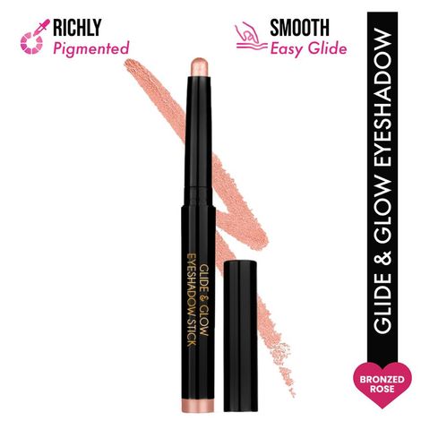 Buy Insight Cosmetics Glide & Glow Eyeshadow Stick - Bronzed Rose 2 gm-Purplle