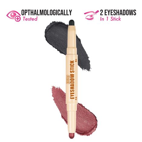 Buy Insight Cosmetics Duo Eyeshadow Stick - Charcoal Charm & Blush 2 gm-Purplle