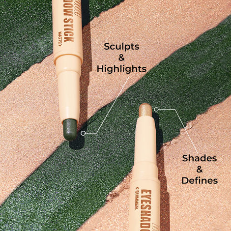 Insight Cosmetics Duo Eyeshadow Stick - Deep Space & Starlight 2 gm