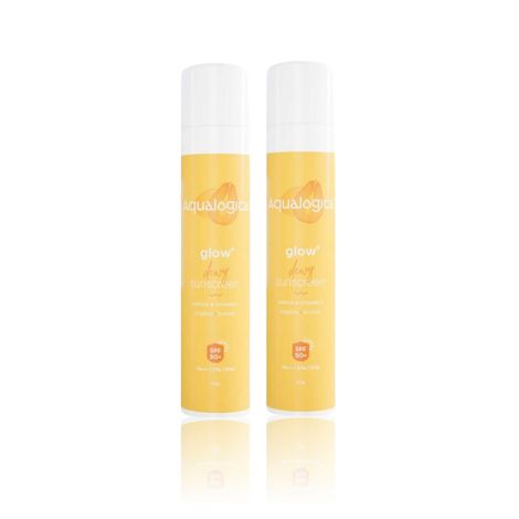 Buy Aqualogica Glow+ Dewy Sunscreen - 50g (Pack of 2)-Purplle