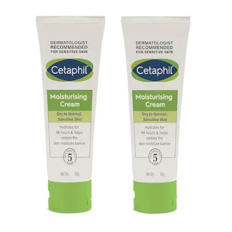 Buy Cetaphil Moisturising Cream (80 g)|Pack of 2 (160 g)-Purplle