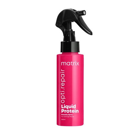 Buy Matrix Opti.Repair Professional Porosity Filling Spray Liquid Protein + Vitamin B5 Repairs Damage from 1st Use Heat Protection, 100 ml-Purplle