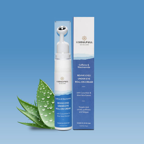 Buy Be Soulfull undereye roll on cream - 15 gm /.05 fl oz. Targets dark circles and puffiness for refreshed, vibrant eyes-Purplle