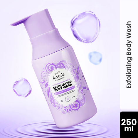 Buy Foxtale Exfoliating Body Wash 2% Salicylic Acid & Zinc PCA, Reduces Body Acne & Smoothens Skin - 250 ml-Purplle