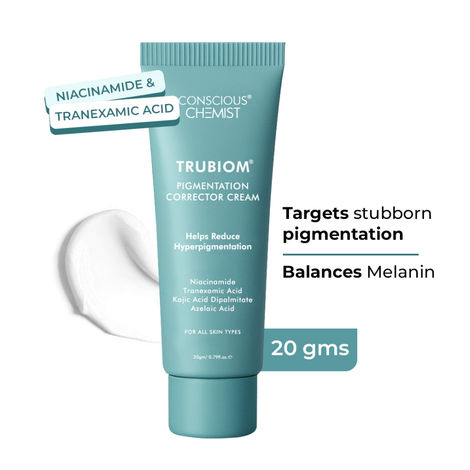 Buy Conscious Chemist Pigmentation Corrector Moisturiser For Dark Spots, Uneven Skintone & Pigmentation (20 gm)-Purplle