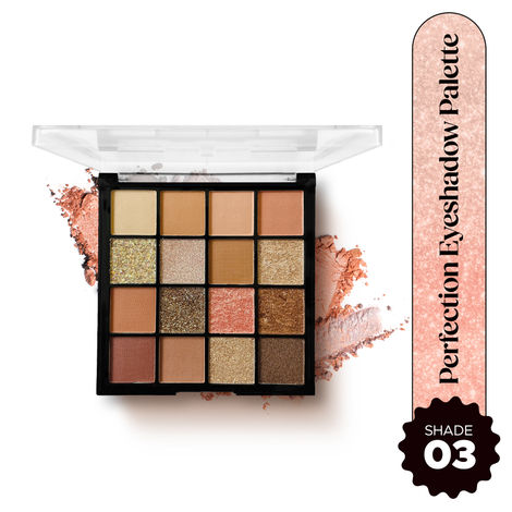 Buy Hilary Rhoda Perfection Eyeshadow Palette | Highly Pigmented & Long Lasting | Matte & Shimmer Finish | Blendable Eyeshadow | 20.8 gm (Multicolor- Shade 3)-Purplle