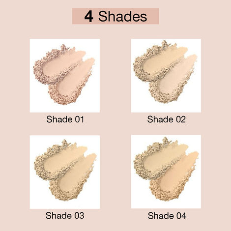 Buy Hilary Rhoda Slay All Day Compact | 2 in 1 Compact | Matte & Shimmer Finish | Moisture-Infused Compact With Sponge | 20 gm - Shade 01-Purplle