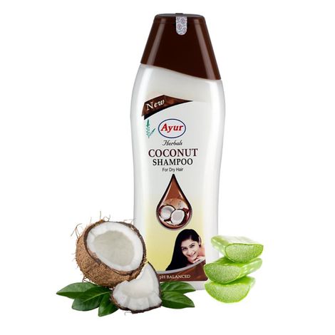Buy AYUR HERBALS Coconut Shampoo 1000 ml I For Dry Hair I Pack of 1, Unisex-Purplle