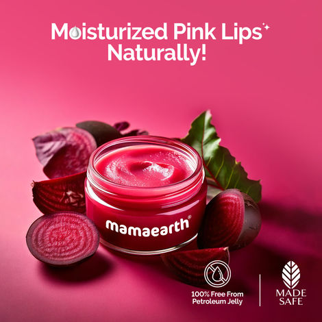 Buy Mamaearth Beetroot Moisture Therapy Lip Balm for Dry & Chapped Lips 15 gm-Purplle