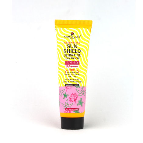 Buy Aroma Care Sun Shield Ultra Fine Dry Touch SPF 60 PA++++ 50 ml-Purplle
