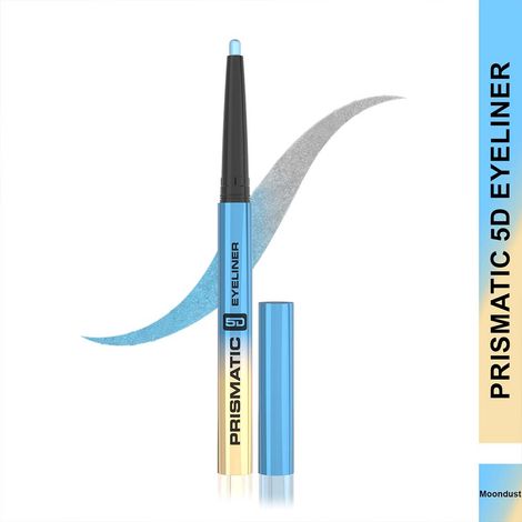 Buy Glam 21 Prismatic 5D Eyeliner| Waterproof|Smudge proof|Long lasting eyeliner with easy application|Creamy Formula|Multichrome Effect Bold Color Payoff | 05-Moondust, 4 ml-Purplle