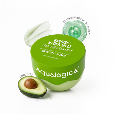 Buy Aqualogica 5 Barrier + Hydra Gel Moisturizer with Avocado & 5 Essential Ceramides - 100 gm|Tested on Gen Z-Purplle
