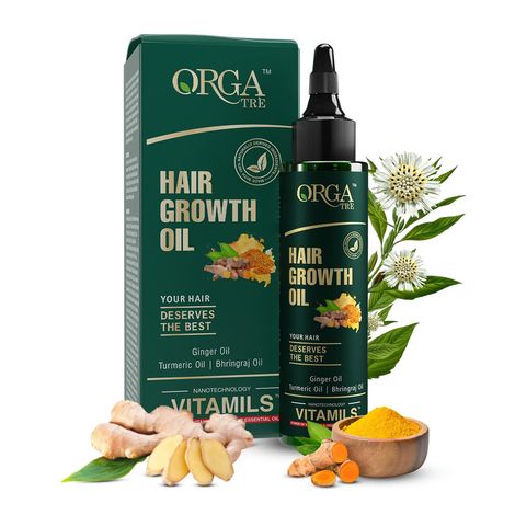 Buy Orgatre Hair Growth Oil For Men & Women (100ml)-Purplle