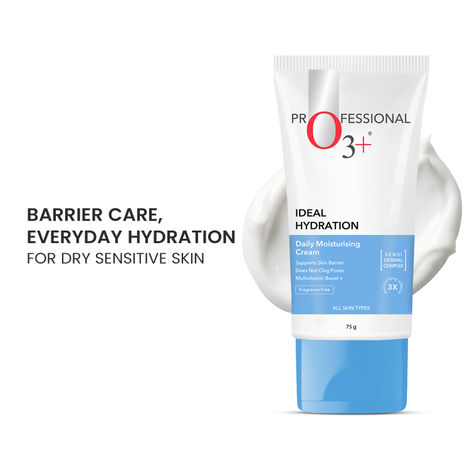 Buy O3+ Ideal hydration moisturisation with Hyaluronic acid for barrier repair 75 gm-Purplle