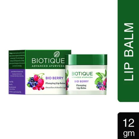 Buy Biotique BERRY Plumping Lip Balm 12 gm-Purplle