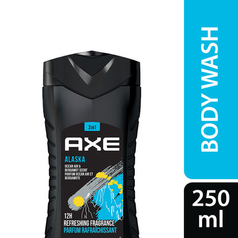 Buy Axe Alaska 3 In 1 Body, Face & Hair Wash for Men, Long-Lasting Fragrance, 250ml-Purplle