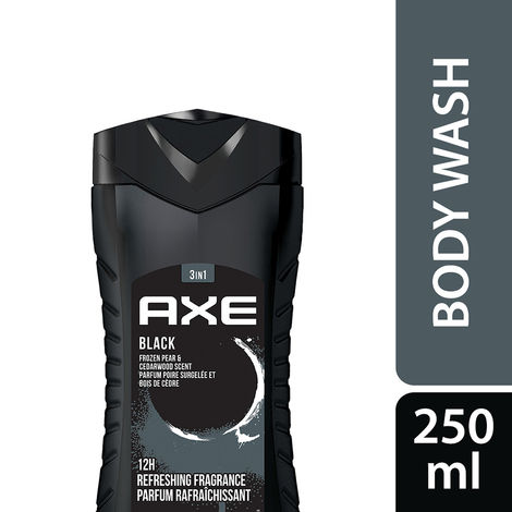 Buy Axe Black 3 In 1 Body, Face & Hair Wash for Men, Long-Lasting Fragrance, 250ml-Purplle