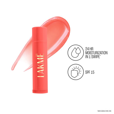 Buy Lakme Lip Love Care Stick Apricot |Nourishing Lip Balm|SPF 15 | 4.5 gm-Purplle