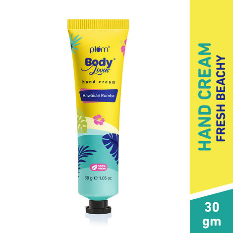 Buy Plum BodyLovin' Hawaiian Rumba Hand Cream | Ultra Moisturizing With Shea Butter | Non-Greasy & Lightweight | Fresh Tropical Aqua Fragrance | Travel Friendly 30 gm-Purplle