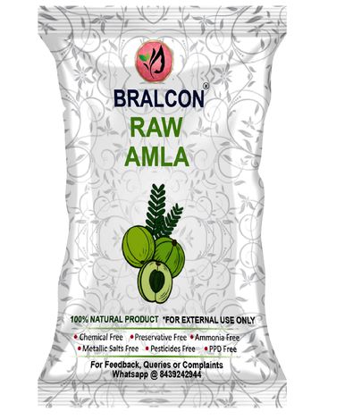Buy BRALCON Organic Raw Amla -100 gm | Whole Dried Amla | Indian Gooseberry | 100% Pure & Natural Amla for hair & Skin Care| hair growth| Amla Fruit |Pure raw form-Purplle