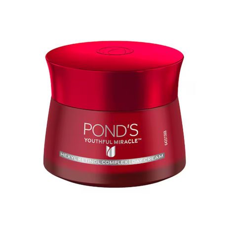 Buy Ponds Youthful Miracle Hexyl Retinol Complex, Renew & Repair Day Cream 35 gm, SPF 15 PA++-Purplle