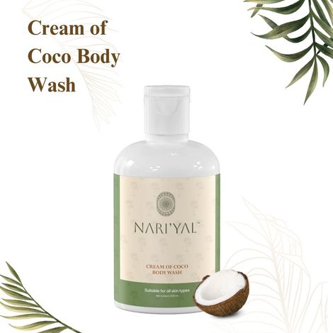 Buy NARI'YAL Cream Of Coco Body Wash for Gentle Cleansing and Nourishment - 200 ml-Purplle
