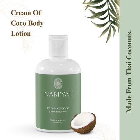 Buy NARI'YAL Cream Of Coco Body Lotion Infused with Coconut Oil - 100 ml-Purplle
