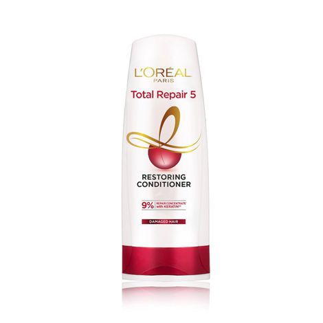 Buy L'Oreal Paris Total Repair 5 Conditioner Restores Damaged Hair Powered by Keratin XS Technology 180 ml-Purplle