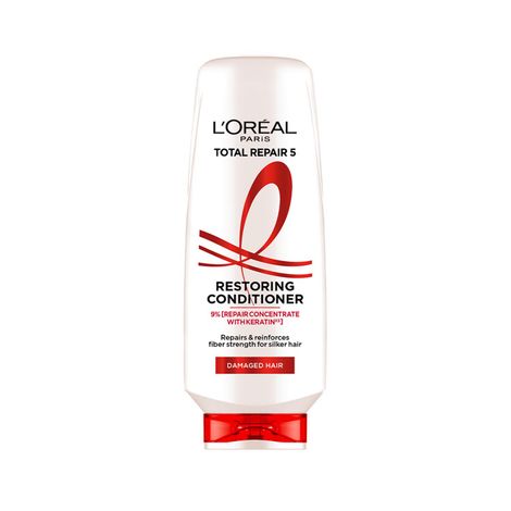 Buy L'Oreal Paris Total Repair 5 Conditioner Restores Damaged Hair Powered by Keratin XS Technology 180 ml-Purplle