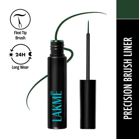 Buy Lakme 9 to 5 Eyeconic Liquid Eyeliner Matte Finish |Waterproof |Smudgeproof 24 Hrs |Green | 4.5 ml-Purplle