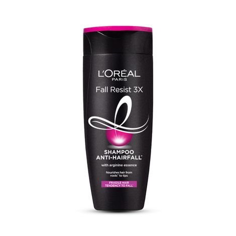 Buy L'Oreal Paris Anti-Hair Fall Shampoo, Reinforcing & Nourishing for Hair Growth, For Thinning & Hair Loss, With Arginine Essence and Salicylic Acid, Fall Resist 3X, 180 ml-Purplle