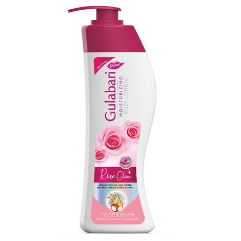Buy Dabur Gulabari Moisturizing Body Lotion - 400 ml | For Dry & Dull Skin | Made with 100% Organic Rose Oil | Dermatologically Tested | Paraben Free-Purplle