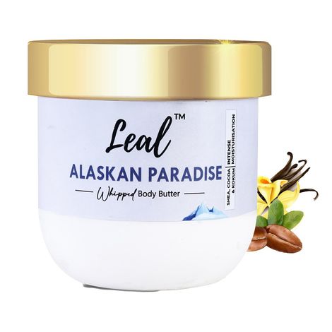 Buy Leal Alaskan Paradise Vanilla Whipped Body Butter | Shea Butter Cocoa Intense Dryness Repair Moisturiser | Lightweight & Non-sticky - 180 gm-Purplle