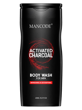 Buy Mancode Activated Charcoal Body Wash for Men (450 ml)-Purplle