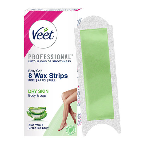 Buy Veet Full Body Waxing Kit, Dry Skin - 8 Strips-Purplle