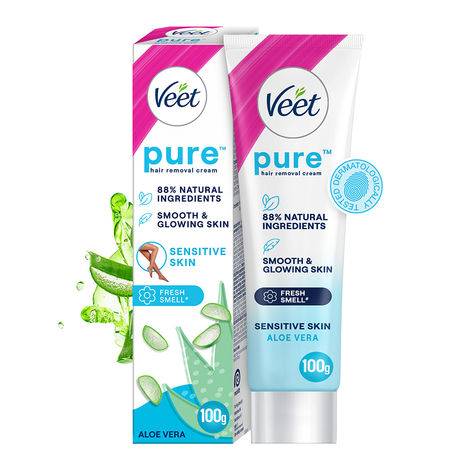 Buy Veet Hair Removal Cream - Sensitive Skin 100 gm-Purplle