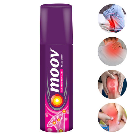 Buy Moov Instant Pain Relief Regular Spray (50 gm)-Purplle