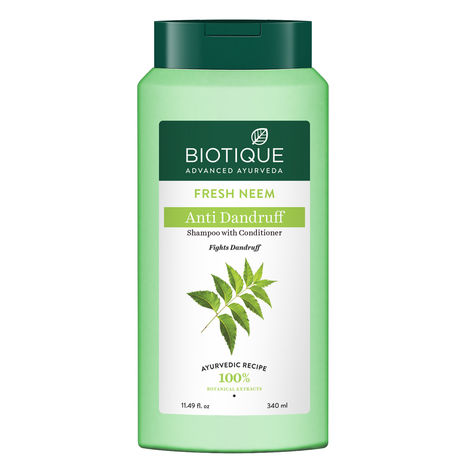 Buy BIOTIQUE Fresh Neem Anti DanDruff Shampoo & Conditioner (340 ml)-Purplle