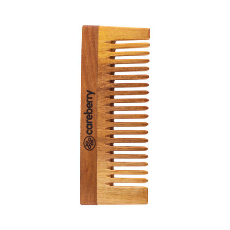 Buy Careberry Neem Nirvana Shampoo Comb | Reduce Breakage and Hairfall | Neem Comb For Detangling and Hair Growth 100 gm-Purplle